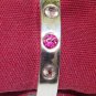 Garnet and Beryl Pure Silver Gypsy Set Band Ring