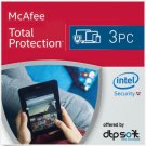 McAfee Total Protection 2021 For 3 PC 1 Year License Antivirus