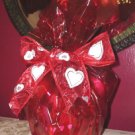 VALENTINE CHAMPAGNE HEART BASKET