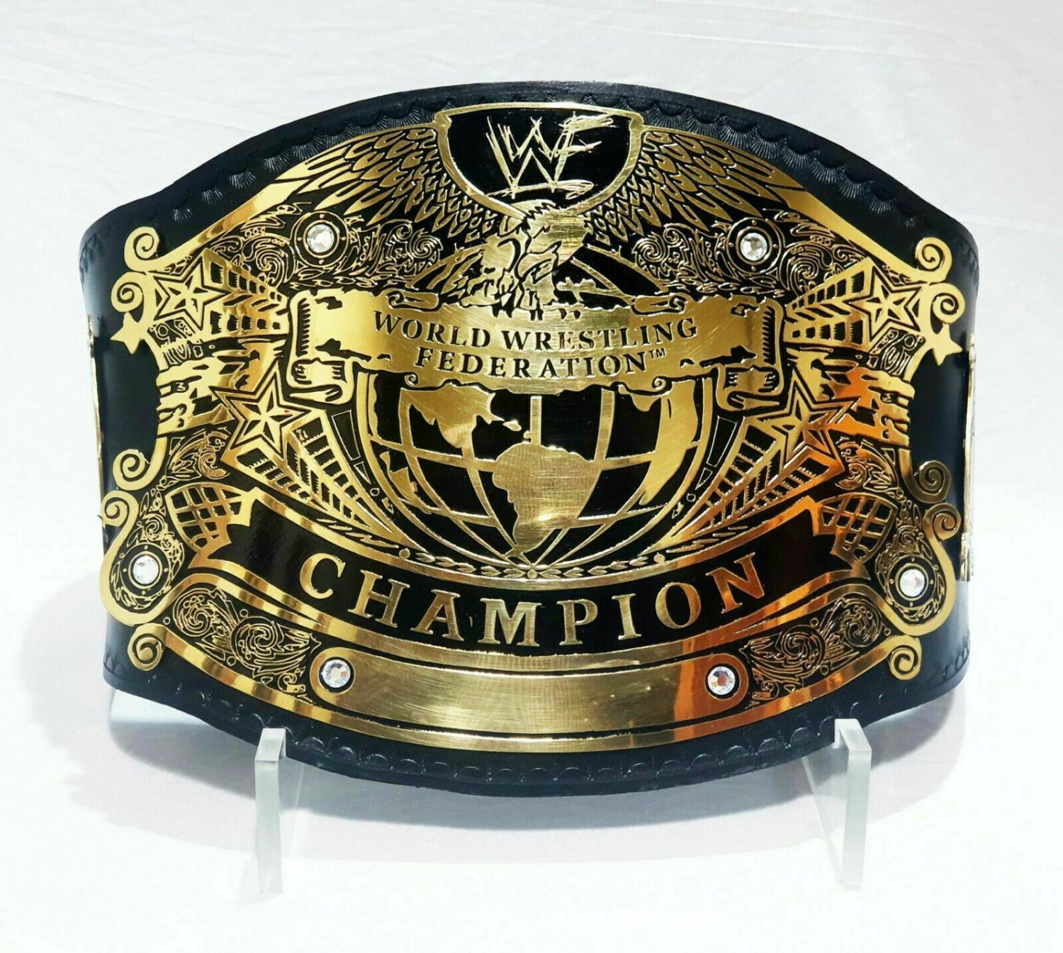 WWF Undisputed Wrestling Championship Belt Replica 4mm plates