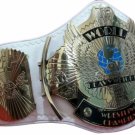 WWF Classic Gold Winged Eagle Championship Belt Adult Size 4mm Plates