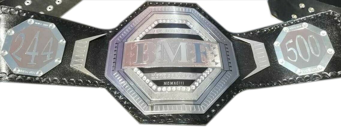 BMF Heavyweight Wrestling Championship Belt Replica 4mm plates