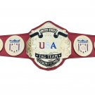 NWA United States Tag Team Wrestling Champion Belt 4mm Zinc Plates Replica