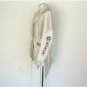 Men Traditional Western Cowboy Leather Jacket coat with fringe and beads
