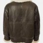 Men's B3 RAF Aviator Real Shearling Brown Sheepskin Leather Flight Bomber Jacket