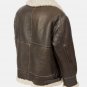 Men's B3 RAF Aviator Real Shearling Brown Sheepskin Leather Flight Bomber Jacket