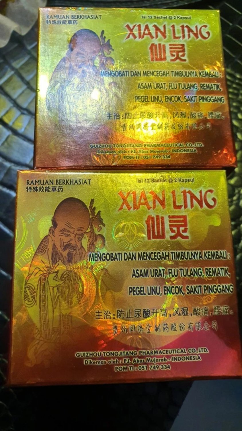 5 BOX Xian Ling Capsule original for Sciatica, Gout ORIGINAL FREE SHIPPING