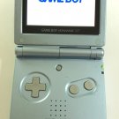 Authentic Nintendo GameBoy Advance SP, AGS-101 Pearl Blue Working Great