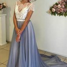 Simple Bohemian A-Line Wedding Dresses Sexy Backless Long Train Beach Boho Bridal Gowns