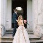 Colorfull Chic Bohemian Wedding Dresses Flowers Floral Lace Elegant Dreamy Bridal Gowns