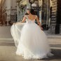 Chic A Line Wedding Dresses Bohemian Sexy V Neck Custom Made Lace Applique Bridal Gowns