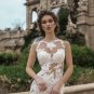 Sexy Illusion Boho Wedding Dress Summer Sleeveless Long Bridal Gowns