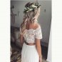 Hot Sale Charming Boho Two Pieces Bridal Wedding Gowns