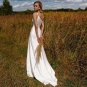 Bohemian Simple Country Style Slim Wedding Dress Bridal Gowns