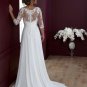 Bohemian A-Line Wedding Dress Boho Beach Lace Appliques Bridal Gown