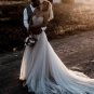 Bohemian Wedding Dresses Sweetheart Lace Beads Appliqued Boho Wedding Dress