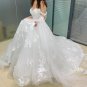 Modest Off The Shoulder Wedding Dress With Cap Lace Tulle Corset  Bridal Dresses