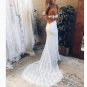 Boho Off Shoulder Lace Wedding Dress