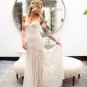 Boho Wedding Dresses Sweetheart Delicate Lace Beach Bridal Gowns
