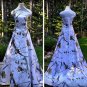 One Shoulder Real Tree Camo Wedding Dress Lace Up Back Bridal Gowns