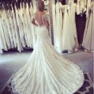 Country Wedding Dresses Off The Shoulder Lace Appliques Sweep Train Beach Bridal Gowns