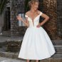 Vintage Ball Gown Wedding Dresses Off the Shoulder Lace Accents Bridal Gowns
