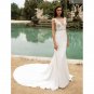 Charming Boho Wedding Dresses V-Neck Spaghetti Straps Appliques Floor Length Bridal Gown