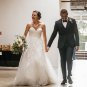 Elegant Boho Wedding Dress Charming A-line Scoop Neck Appliques Tea-length Bridal Gowns