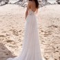 Boho Wedding Dress  For Women Lace Bodice Elegant Bridal Dress