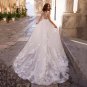 Luxury Champagne Mermaid Wedding Dress With detachable Tail Appliques Lace Bridal Dress