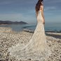 Spring New Lace AppliquÃ© Mermaid Wedding Dress Charming Strapless Backless Court Train Bridal Bown