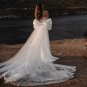 Off Shoulder Mermaid Wedding Dresses Sweetheart Glitter Side Slit Bridal Gowns