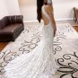 Mermaid Wedding Dresses Boho Lace Bridal Dress Backless Sweep Train Elegant Bride Gowns