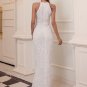 Sparkly Sequin Halter Elegant Party Night Gowns Hollow Out High Slit Sexy Evening Dress