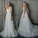 Lace Beach Wedding Dress A-line Tulle Princess Maternity Lace Bridal Gowns Travel Wedding Gown