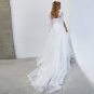 Rustic Spaghetti Strap A-Line Wedding Dress Horse Hem Backless Bridal Gown