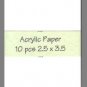 Montval Acrylic Paper precut blank art cards