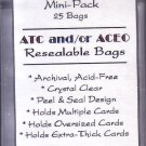 25 Resealable clear bags
