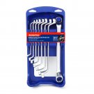 8PC Wrench Set Universal Wrench Spanner Double End Wrench Offset Ring Spanner