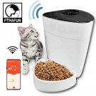 4L Pet Automatic Feeder WiFi Remote Control Button Release Smart Dog Cat Dry Food