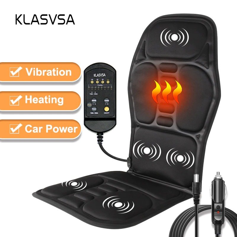 ectronic Car Seat Massager, Portable Massager for Car, Office, Home salon