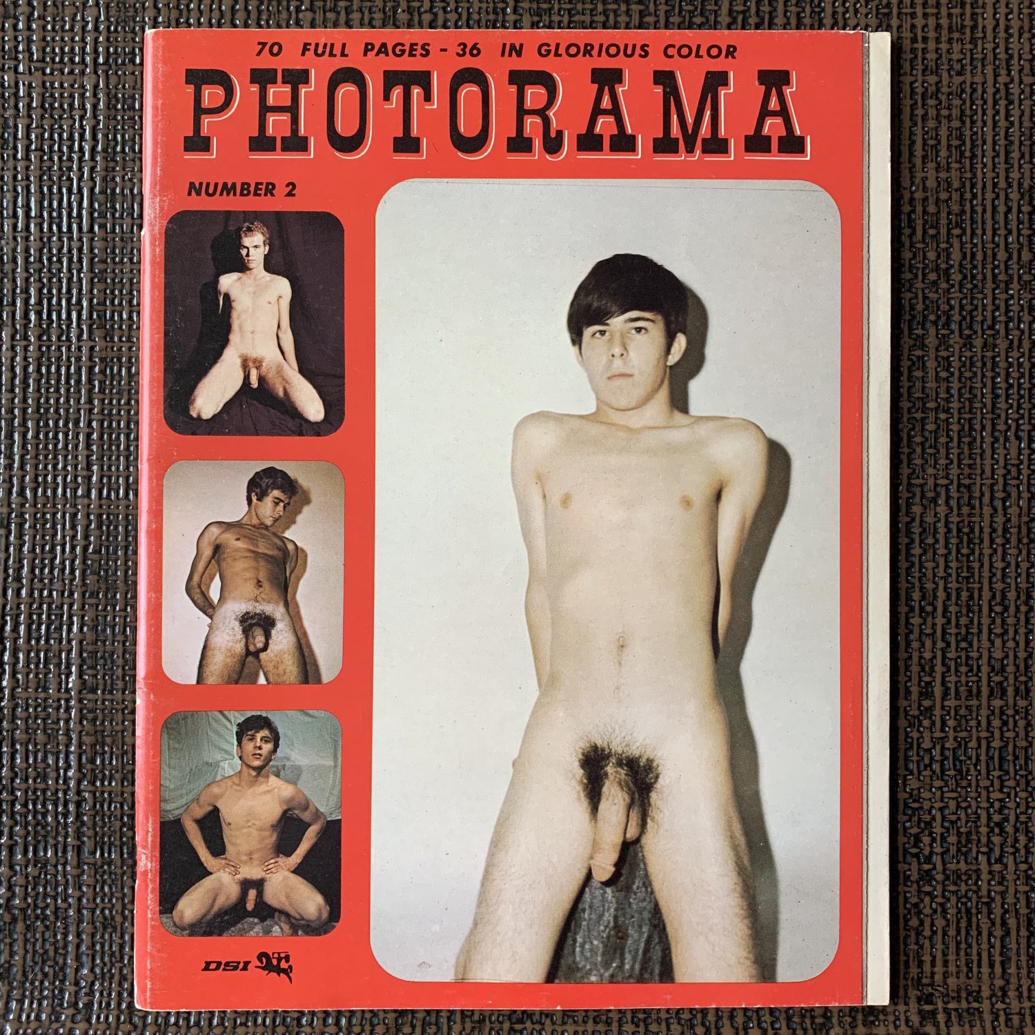 [dead stock] PHOTORAMA #2 (1969) Physique Photos Chicken Posing Strap Beefcake Nudes Male Vintage
