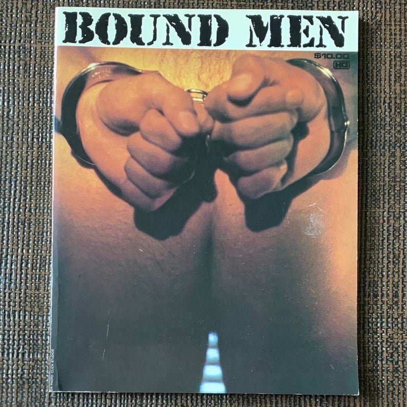 [dead stock] ZEUS BOUND MEN (1979) Larry Cavelo Male illustrated Bondage Vintage Nude Male