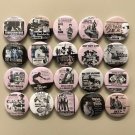 Lot o (20) GAY Times Square ADULT THEATER Poster MAGNETS Vintage Beefcake Physique Muscle
