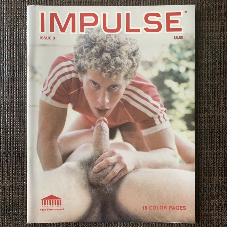 [dead stock] IMPULSE #3 (1980) PANTHEON Gay Vintage Chicken Magazine Male Nude Jocks Outdoor