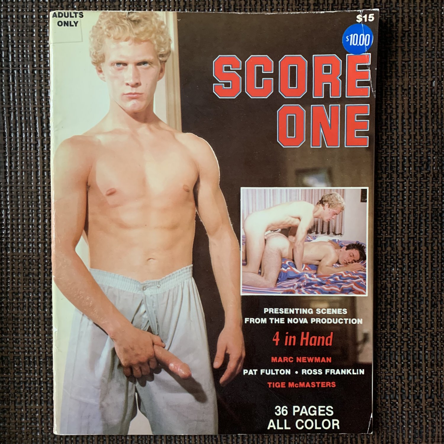 Chicken Boy Porn Magazine - SCORE ONE #1 (1970) NOVA FILMS â€œ4 IN HANDâ€ Pat Fulton Gay Jocks Magazine  Chicken