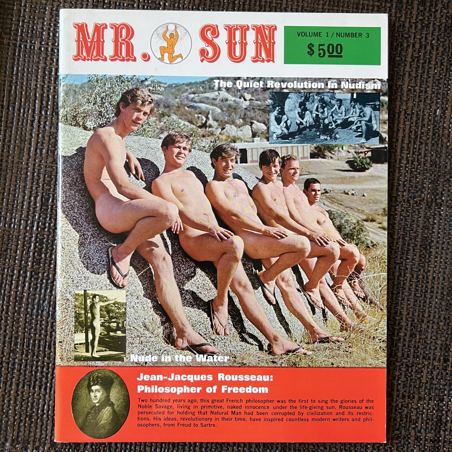 [unread] MR. SUN #3 (1967) Art HARRY BUSH Physique Photos MALE NUDIST NUDISM Pictorials Nudes Muscle
