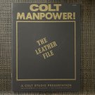 COLT MANPOWER LEATHER FILE #6 (1985) Gay Uncut Vintage Biker Male Masculine Nudes Muscle Beefcake