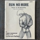 [dead stock] RUN NO MORE (1972) Larry TOWNSEND Gay Cock Bondage Joe Johnson Art PULP Leather S&M