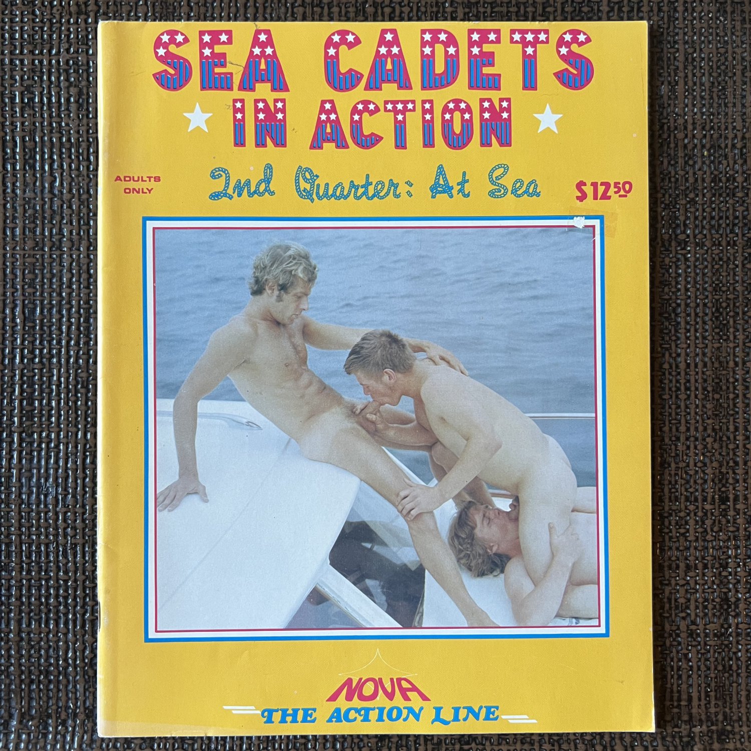 [dead stock] SEA CADETS in ACTION (1980) NOVA Vintage Sailors Smooth Magazine Male Nudes Chicken
